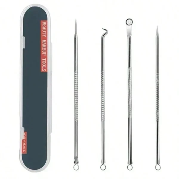 Face Cleansing Tool Cell Pimples Blackhead Clip Tweezers Beauty Face Health Salon Special Blackhead Remover Acne Needle Tool