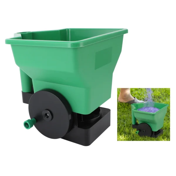 Hand Spreader 3L Manual Small Labor Saving Lightweight Handheld Lawn Garden Spreader for Fertilizer Salt