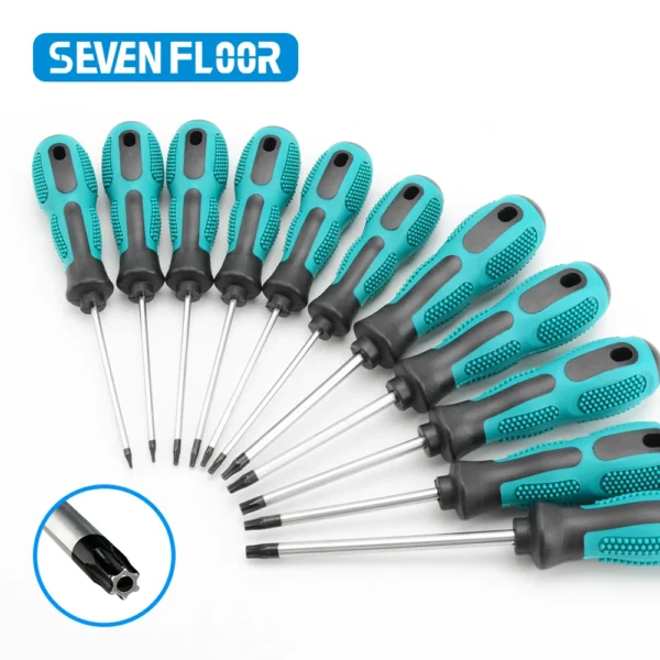 1pcs Magnetic Torx Screwdriver Precision T5 T6 T7 T8 T9 T10 T15 T20 T25 T27 T30 Torx Security Controller Repair Hand Tool Kit